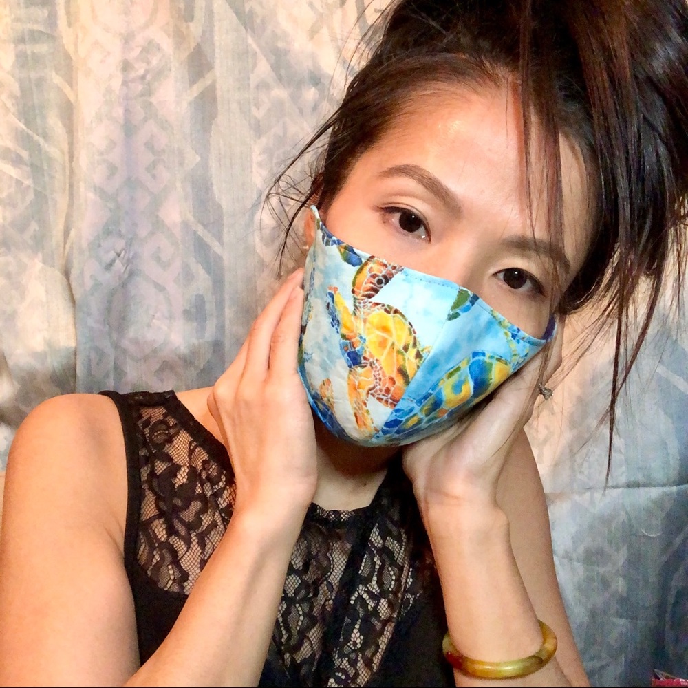 ❤️ Sea Turtles Mask Washable Reversible Quality❤️